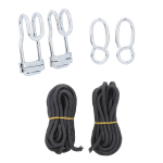 V&otilde;rkkiige riputuskomplekt HAM2726, nailon/n&ouml;&ouml;r, h&otilde;be v./must v.