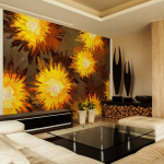 Fototapeet Artgeist Sunflower Dance MNEW010426, 105 cm x 150 cm
