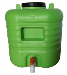 Rippuv veepaak kraaniga, 20 l, roheline v.