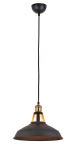 Valgusti rippuv AZzardo New Axel AZ1351, E27, 1 x 60 W, must v.