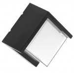 &Otilde;ue seinavalgusti GTV Canti, 12W, LED, IP65, must v., 10 cm x 22.7 cm