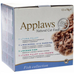 Kassi m&auml;rgtoit Applaws Fish Collection 1018, kalaliha, 0.070 kg x 12 tk
