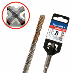 Puur Specialist+ Quattro, kipskartong/betoon/plaadid, keermega, sds plus, 8 mm x 16 cm