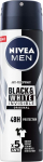 Meeste deodorant Nivea Invisible for Black and White Antiperspirant Deo-Spray, 150 ml