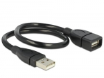 Kaabel Delock USB Type-A Female, USB Type A Male, 0.35 m, must v.