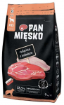 Kuiv koeratoit Pan Miesko, kalkun/vasikaliha, 9 kg