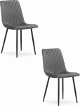 Toolide komplekt Leobert Turin, matt, tumehall v., 53 cm x 44.5 cm x 88.5 cm, 2 tk