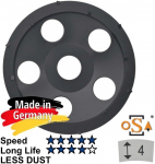 Lihvimisketas Samedia PCD, 125 mm x 22 mm x 4 mm