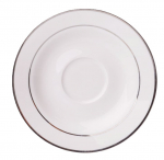 Tassi alustass Ambition Aura Silver, valge v./h&otilde;be v.