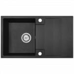 K&ouml;&ouml;givalamu Kuchinox SBF_711Y, graniit, 76 cm x 40 cm x 16 cm, must v.