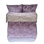 Voodipesukomplekt Rustilė Henna 6230, violetne v., 50 x 60 cm, 160 x 200 cm
