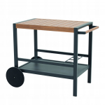 Serveerimisk&auml;rud Esti&Esta, pruun v./must v., 94 cm x 57.5 cm x 75 cm