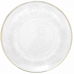 Taldrik magustoidu Homla Barrel, &Oslash; 15 cm, l&auml;bipaistev v./kuldne v.