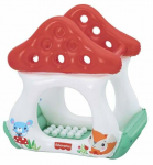 Pallimeri Fisher Price Mushroom 93570, 107 cm x 91 cm, valge/punane