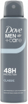 Meeste deodorant Dove Men + Care Classic, 150 ml