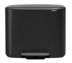 Pr&uuml;gikast Brabantia Bo Matt Black 121104, must v., 33 l, 44 cm x 54 cm