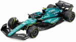 M&auml;nguasja v&otilde;idus&otilde;iduauto Bburago Aston Martin Aramco Cognizant Team AMR23 18-38090, 1:43, roheline v.
