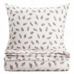 J&otilde;ulu voodipesu komplekt Homla Ramoscelli 753329, valge/roheline, 160 x 200 cm