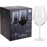 Veiniklaaside komplekt Atmosfera Crystal, klaas, 0.69 l, 4 tk