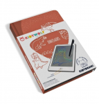 LCD-ekraaniga joonistustahvel Kidy Draw Dinosaurs, oranž v.