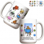 Tass RPG, valge/mitmev&auml;rviline, 0.440 l