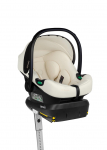 Kaasaskantav turvah&auml;ll Lionelo Astrid I-Size Set, kreemjasvalge, 0 - 13 kg
