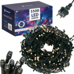 J&otilde;ulutuled Springos CL1500, 91.5 m, soe valge v., 1500 LED (kahjustatud pakend)