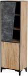 Raamaturiiul Cama Meble Ovo 2D, tamm v., 182 cm x 50 cm x 38 cm