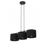 Valgusti lagi Emibig ECO, E27, 3 x 15 W, must v.