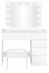 Tualettlaud ModernHome MRDT10-MW, valge v., 140 cm x 94.5 cm x 43 cm