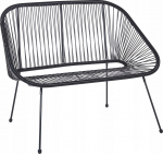 Aiapink Beliani Acapulco, must v., 114 cm x 78 cm x 88 cm