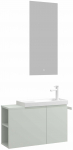Vannitoa m&ouml;&ouml;bli komplekt Kalune Design Perls 80-339, matt ka&scaron;miir v., 22 cm x 80 cm x 45 cm