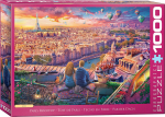 Pusle Eurographics Paris Rooftop 6000-5886, 67.6 cm x 48.9 cm, 1000 tk, mitmev&auml;rviline