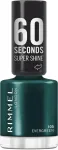 K&uuml;&uuml;nelakk Rimmel London 60 Seconds Super Shine, evergreen v., 8 ml