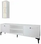 Elutoa m&ouml;&ouml;blikomplekt Kalune Design Bien, sise, valge v.