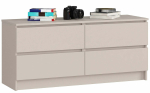 Kummut Akord K120 4SZ CLP PK, ka&scaron;miir v., 55 cm x 120 cm x 40 cm