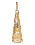 Dekoratsioon LED-valgustusega, 60 cm, kuldne v.