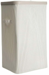 Pesukorv Homla Revlo, 90 l, valge v./hall v., 42 cm x 32 cm x 67 cm