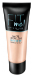 Vedel jumestuskreem Maybelline Fit Me Matte + Poreless, beež v., 115 ivory, 30 ml