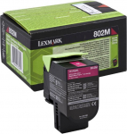 Toonerikassett Lexmark 802M, punane v.