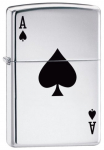 Tulemasin Zippo Lighter 24011, h&otilde;be v./must v.