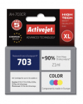 Tindiprinteri kassett ActiveJet Premium AH-703CR, sinine v./punane v./kollane v., 21 ml