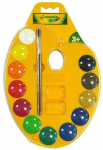 V&auml;rv akvarell, t&uuml;drukutele Crayola, 12 v&auml;rv.