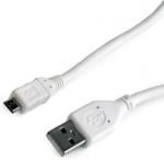 Juhe Gembird USB / USB-micro USB, Micro USB male, 1 m, valge