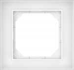 Raam Vilma Electric QR1000 Socket Frame R01 1V White