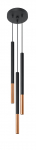 Valgusti rippuv Sollux Mozaica 5903282798908, G9, 3 x 40 W, must v.