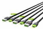 Kaabel Green Cell GC Ray USB 2.0 male, USB Type-C male, 2 m, must v.
