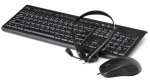 Juhtmega klaviatuuri ja hiire komplekt Fiesta Platinet 4 In 1 Office Set, EN, must v.