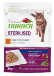 Kuiv kassitoit Natural Trainer Sterilised Turkey, kalkun, 0.085 kg