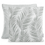 Dekoratiivpadjap&uuml;&uuml;r Restilo Tropical Bonaire, hall v., 45 cm x 45 cm, 2 tk